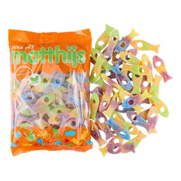 Tarrina de gominolas ácidas 250g.