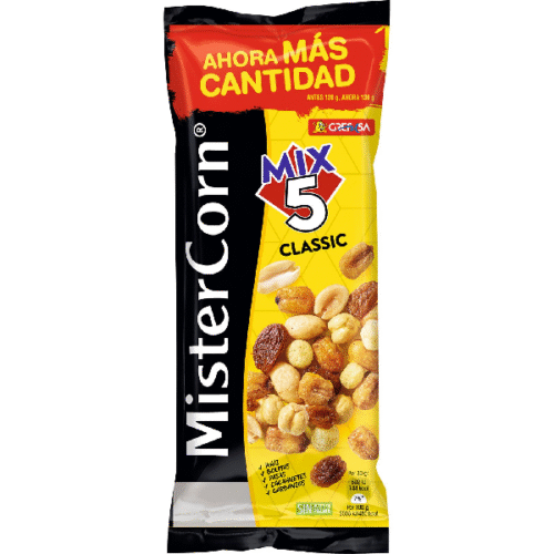 Mix 5 Classic Mister corn 139gr,